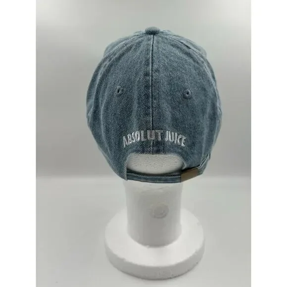 #GetJuicy Absolut Juice Baseball Cap Hat - Adjustable - 100% Cotton - Upcycled - Picture 4 of 4